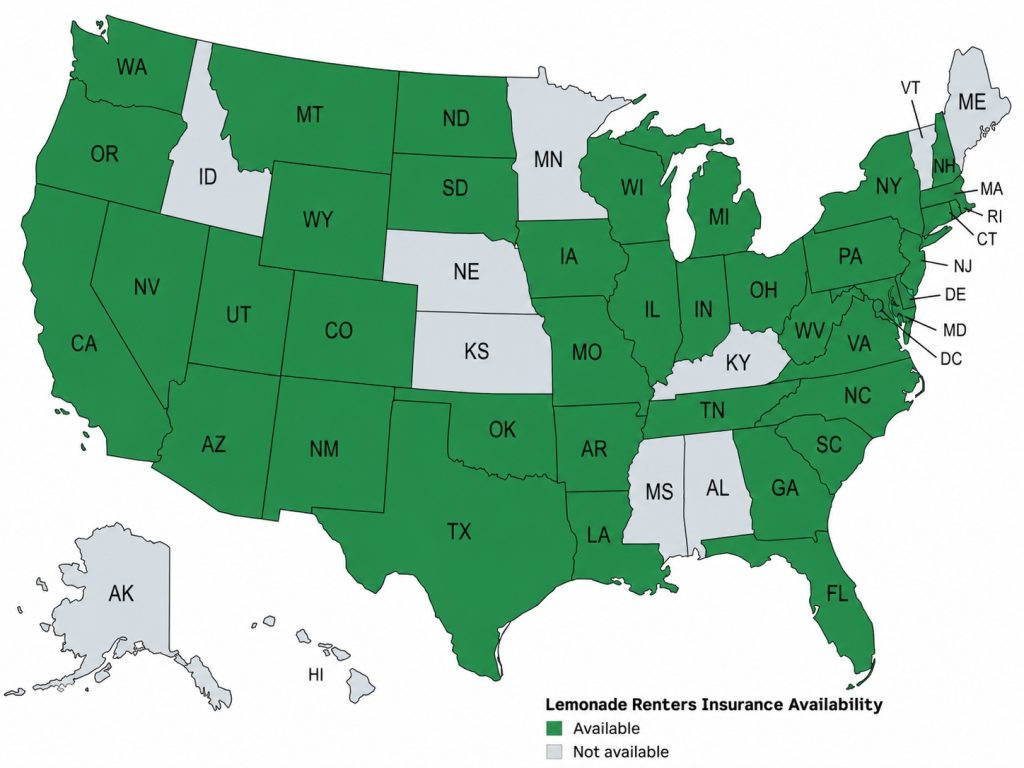 Lemonade Renters Insurance Availability