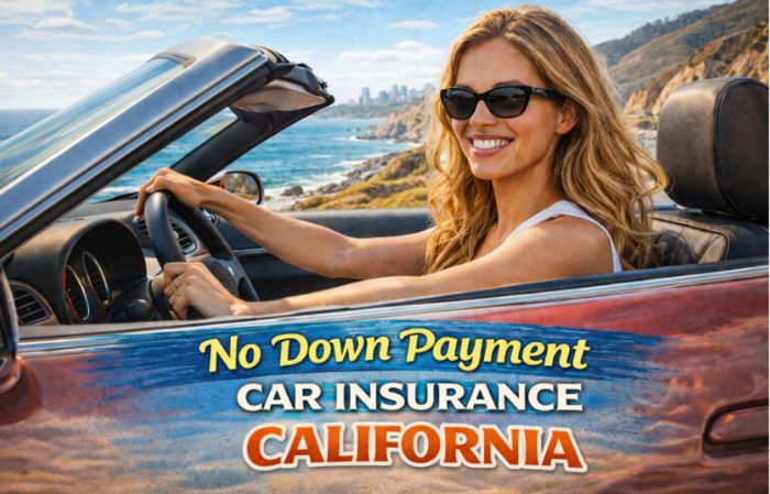 No Down Payment Car Insurance California