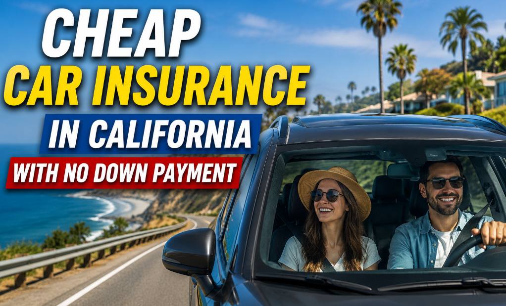 cheap car insurance in california with no down payment